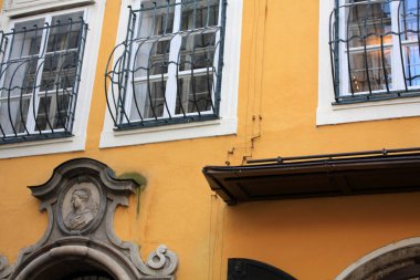 Salzburg Mozart evde. Avusturya 2018