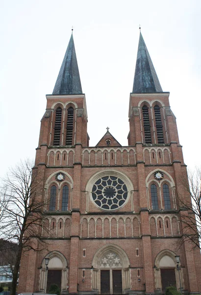 Bregenz Autriche Mars 2018 Bregenz Église Sacré Cœur Église Herz — Photo