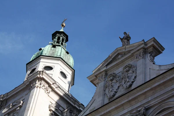 Salzburger Dom Heiliger Rupert Und Heiliger Vergilius — Stockfoto