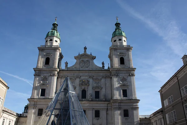 Salzburger Dom Heiliger Rupert Und Heiliger Vergilius — Stockfoto