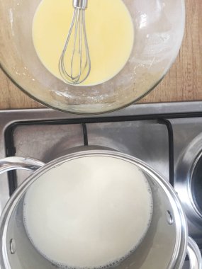 mutfak pişirme krem