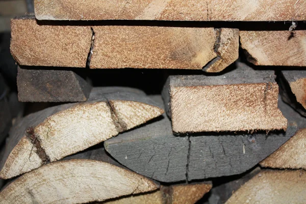 Firewood Bakgrunn Økologisk Struktur Tre – stockfoto