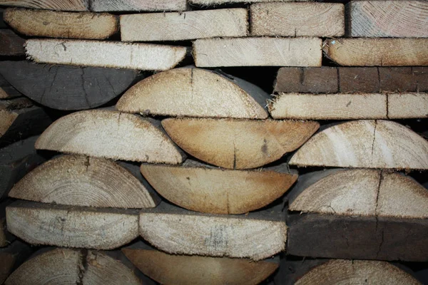 Firewood Bakgrunn Økologisk Struktur Tre – stockfoto