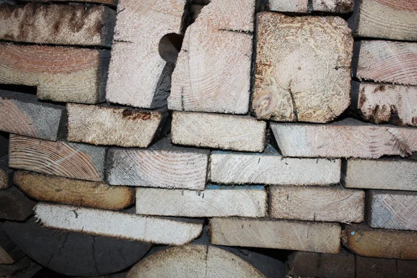 Firewood Background Wooden Organic Texture — 스톡 사진