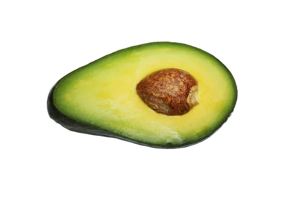 Half Avocado Seedless Avocado Isolated — Stockfoto