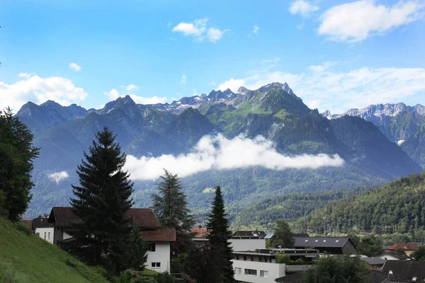 Rakousko Krajina Rakouskými Alpami Léto Horách — Stock fotografie