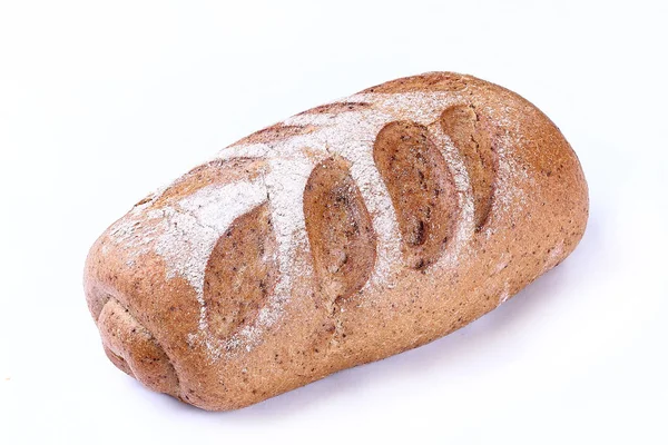 俄罗斯面包孤立的白色背景 — 图库照片