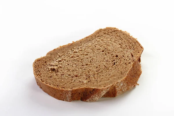 Βούτυρο με ψωμί απομονωμένο λευκό φόντο — Φωτογραφία Αρχείου