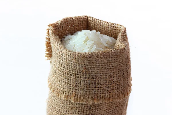 Рис ізольований білий фон — стокове фото
