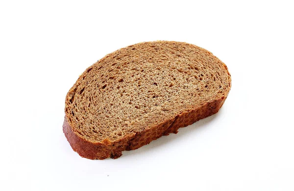 빵 고립 된 흰색 배경 — 스톡 사진