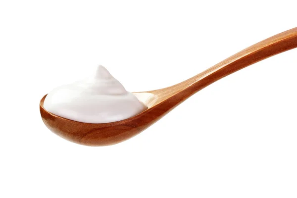 bir izole plaka beyaz artalanları ekşi krema