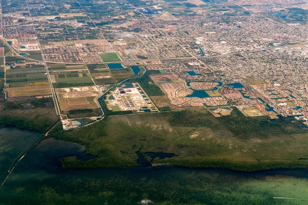 Florida Miami aerial view panorama landscape — Stock Photo, Image