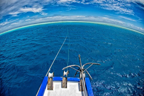 Maledivy tropického ráje pláž krajina — Stock fotografie