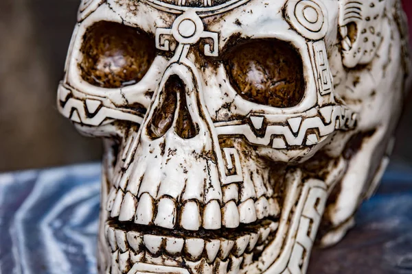 Calavera maya en México — Foto de Stock