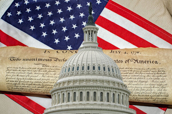 Декларация независимости 4 июля 1776 года в столице Вашингтона
