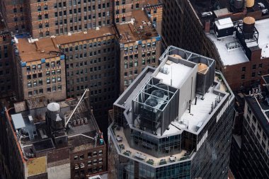 new york Manhattan gökdelenler havadan görünümü tavan