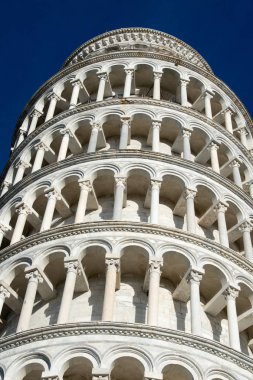 Pisa kubbe ve leaning tower ayrıntı görünümü kapatın