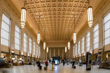 Philadelphia, Amerika Birleşik Devletleri - Nisan 26 2017-30 street istasyonu