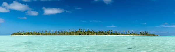Polinesia Aitutaki Isla Cook vista paraíso tropical — Foto de Stock