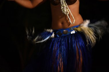 Polinezya dansçı hula hareket etkisi