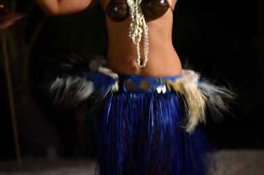 Polinezya dansçı hula hareket etkisi