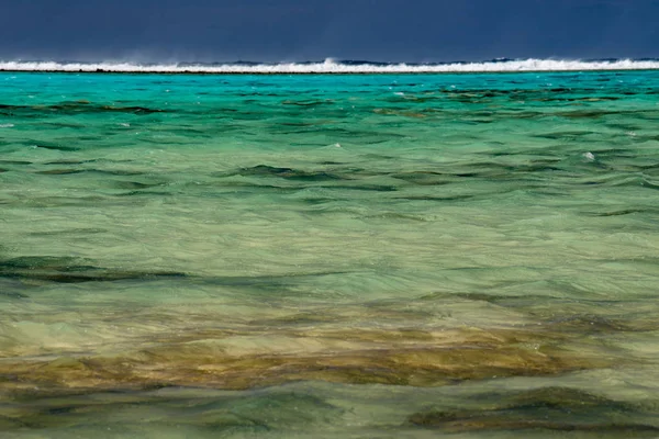 Polinezyası Pasifik lagün kristal suları