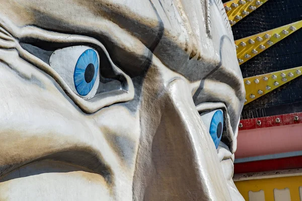 Melbourne, Avustralya - 16 Ağustos 2017 - Melbourne Luna Park — Stok fotoğraf