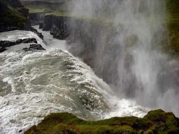 Gulfoss-Wasserfall in Island — Stockfoto