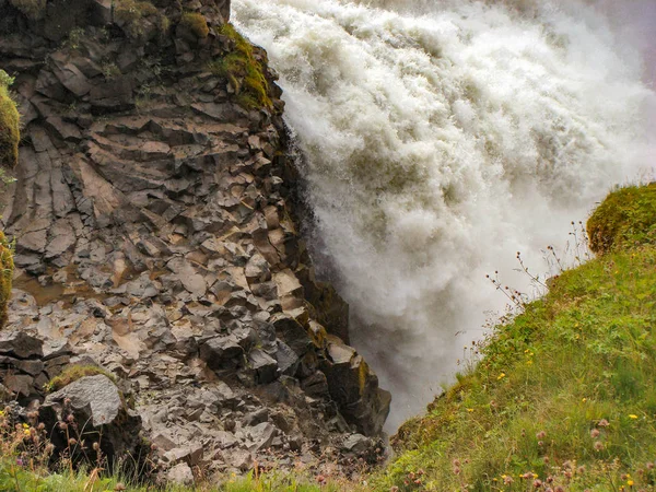 Gullfoss vattenfall på Island — Stockfoto