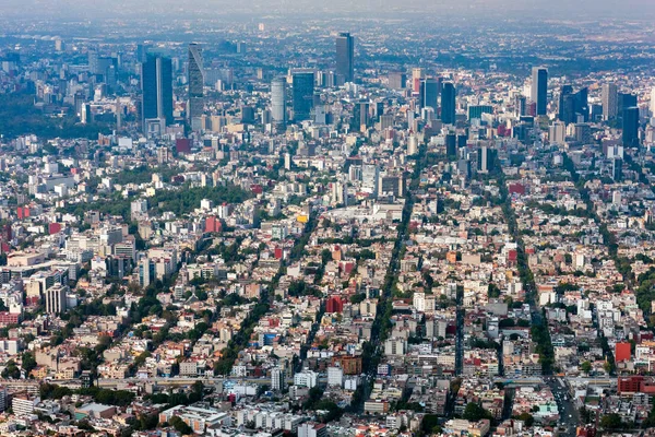 Mexique ville vue aérienne panorama paysage urbain — Photo