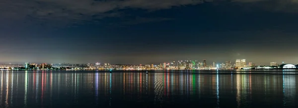 San diego vista nocturna paisaje urbano —  Fotos de Stock