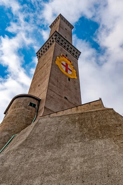 Farol Lanterna Genoa cidade Itália Símbolo — Fotografia de Stock