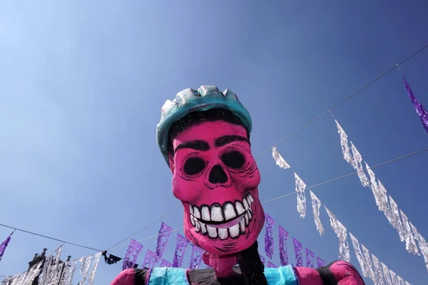 墨西哥城, 墨西哥-2017年11月5日-死的庆祝的天 — 图库照片