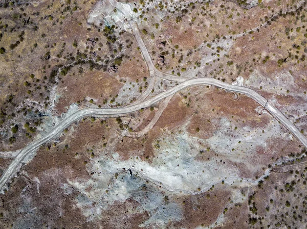 aerial panorama Baja California desert colorful landscape view