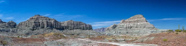 Baja California deserto colorato vista paesaggio — Foto Stock