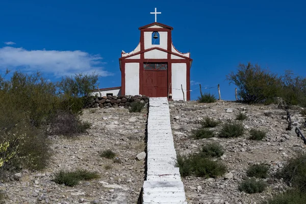 Baja california sur Meksika çöl Kilisesi — Stok fotoğraf