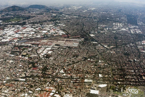 Messico città vista aerea panorama paesaggio urbano — Foto Stock