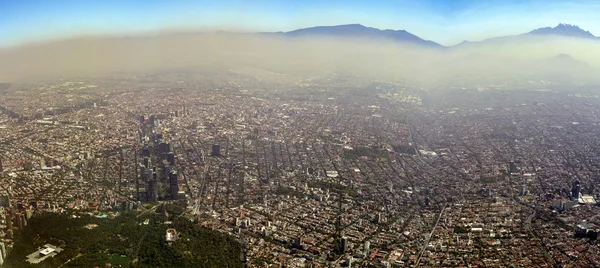 Mexique ville vue aérienne panorama paysage urbain — Photo
