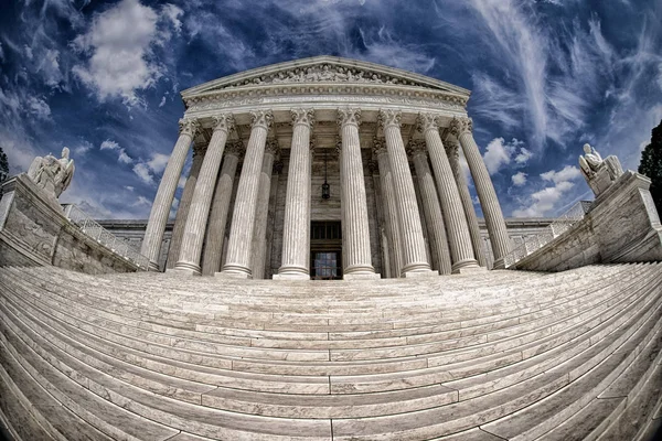 Gebouw van het Hooggerechtshof in Washington DC — Stockfoto