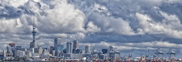 Auckland Cidade da Nova Zelândia vista panorâmica — Fotografia de Stock