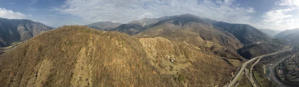 A7 Autobahn Mailand-Genua Luftaufnahme — Stockfoto