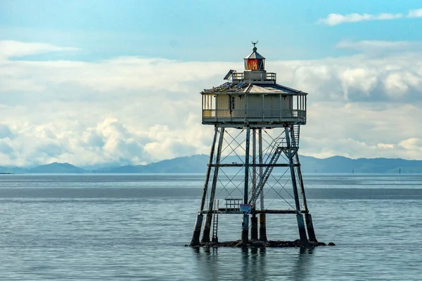 Sea lighthouse at Auckland New Zealand — Stock Photo, Image