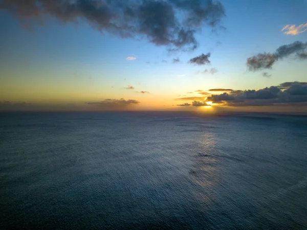 Polinesia Rarotonga Isla Cook paraíso tropical vista aérea — Foto de Stock