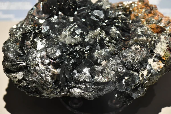 Hematita roca negra natural —  Fotos de Stock