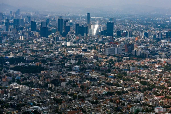 Vista aérea de la ciudad de México panorama del paisaje urbano — Foto de Stock