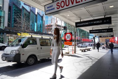 Auckland, Yeni Zelanda - 16 Ağustos 2017 - Auckland Yeni Zelanda insanlar