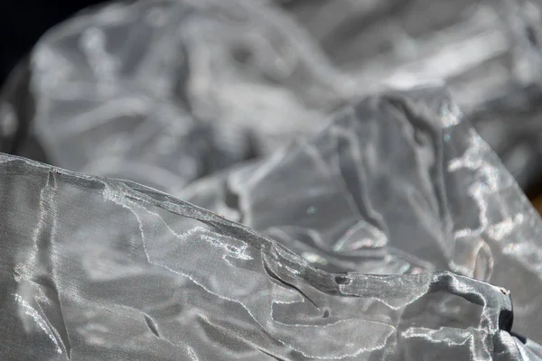 Металлическая бархатная серебристая текстура — стоковое фото