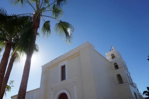 Todos Santos mision church Mexico Baja — Stok fotoğraf