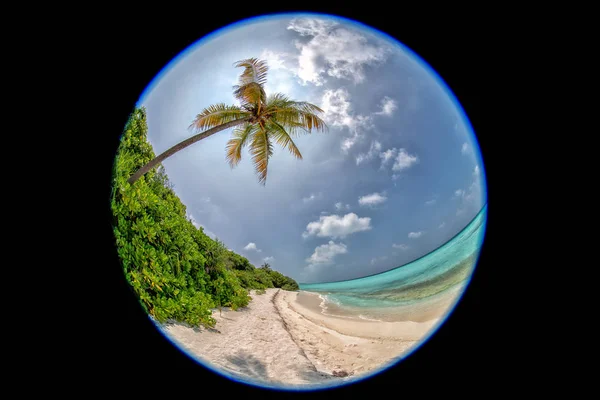 Schneeball Stil Malediven tropisches Paradies Strandlandschaft — Stockfoto