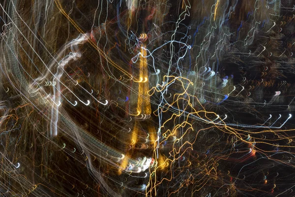 パリの夜景｜空中パノラマアート — ストック写真